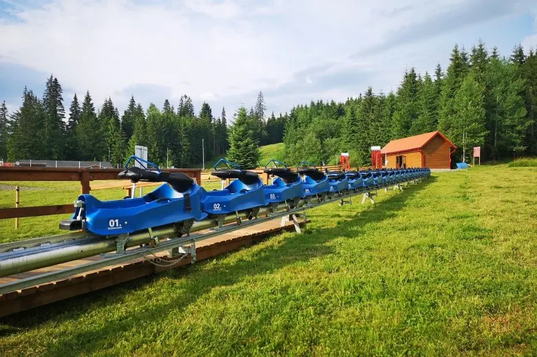 Die Sommerbobbahn in Borsec